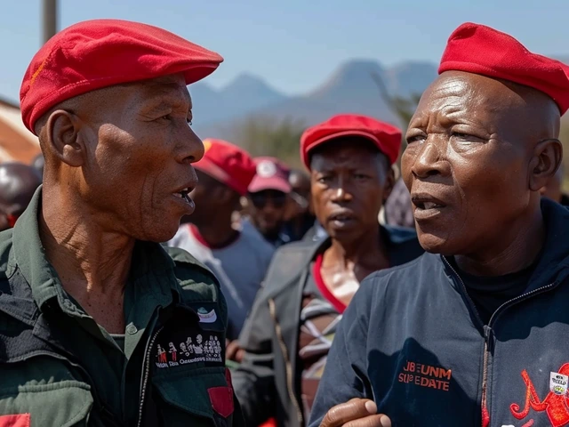 Political Clash: Malema and Buthane Confront Each Other Over Injured Child at Eastern Cape Polling Station